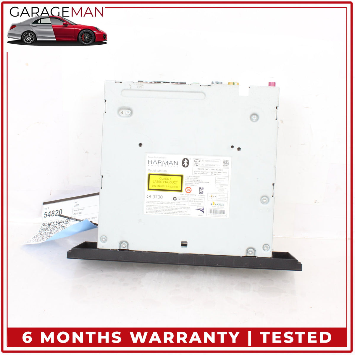 2013-2015 Audi Q7 AM/FM CD Player Audio Radio Receiver Harman Becker OEM