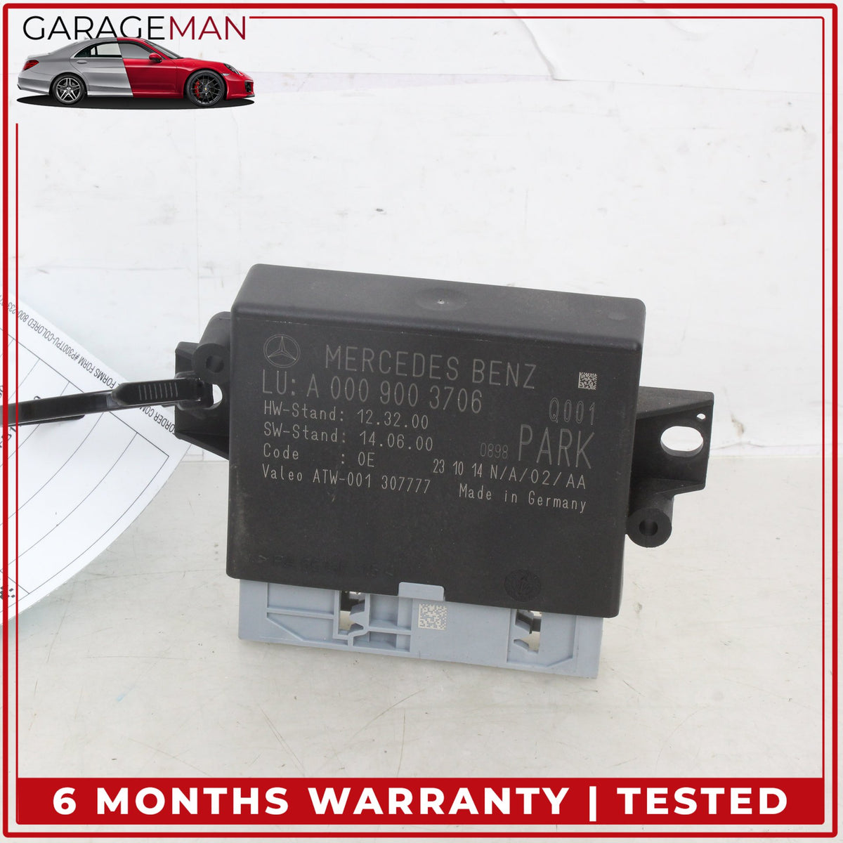 2014-2016 Mercedes W212 E350 Wagon Parking Assist Control Module 0009003706 OEM