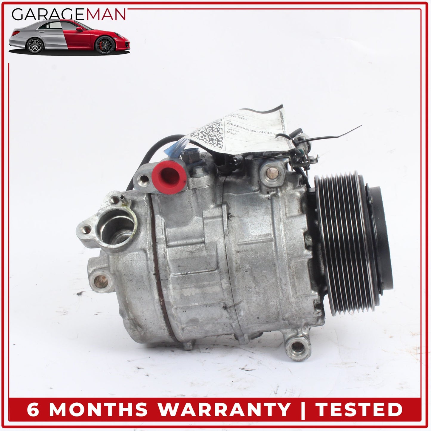 2011-2013 BMW 528i F10 AC A/C Air Conditioning Compressor Clutch 9165808