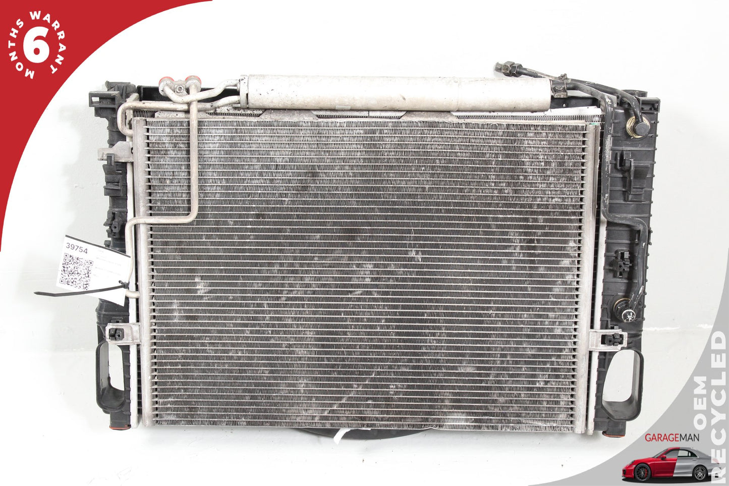 2003-2009 Mercedes-Benz E500 W211 Sedan Engine Cooling Radiator AC A/C Condenser Assembly 2115001154 OEM