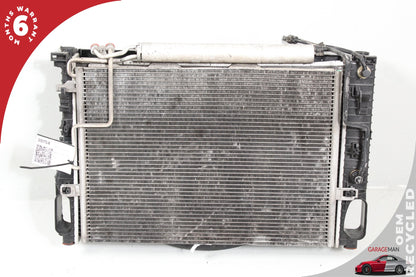 2003-2009 Mercedes-Benz E500 W211 Sedan Engine Cooling Radiator AC A/C Condenser Assembly 2115001154 OEM
