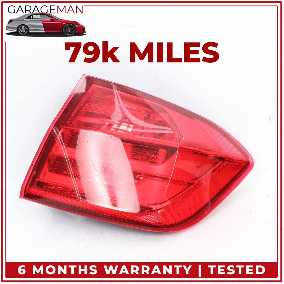 2012-2015 BMW 320i 328i xDrive Rear Right Side Outer Tail Light Lamp 7372786 OEM