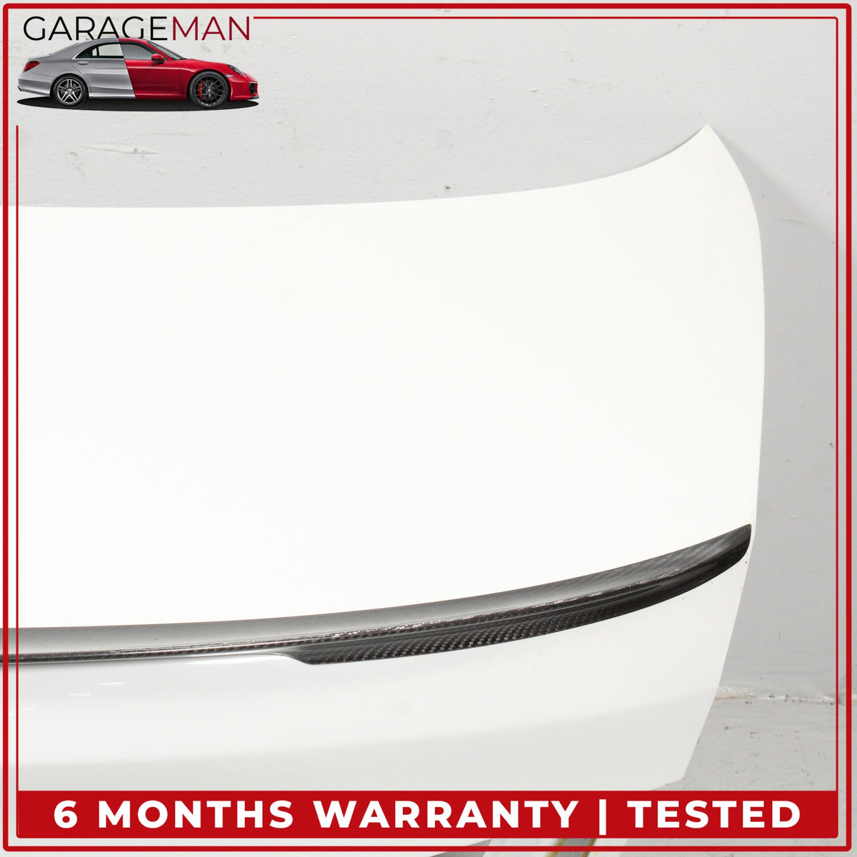 2011-2016 BMW 550i Rear Deck Trunk Lid Panel Alpine White 7240552 OEM
