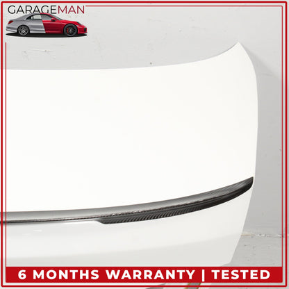 2011-2016 BMW 550i Rear Deck Trunk Lid Panel Alpine White 7240552 OEM