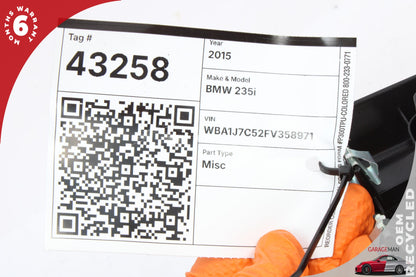 2014-2017 BMW 235i F22 Headlight Fog Light Switch Control Module w/ Trim 9288027