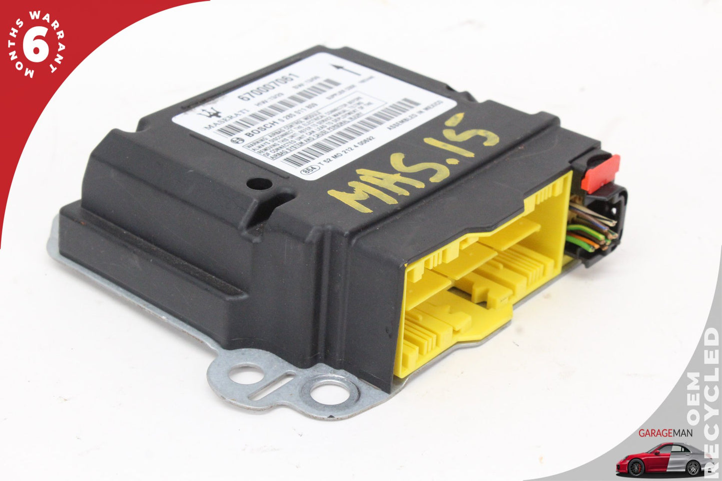 2014-2016 Maserati Ghibli Airbag Air Bag SRS Sensor Control Module 670007061 OEM