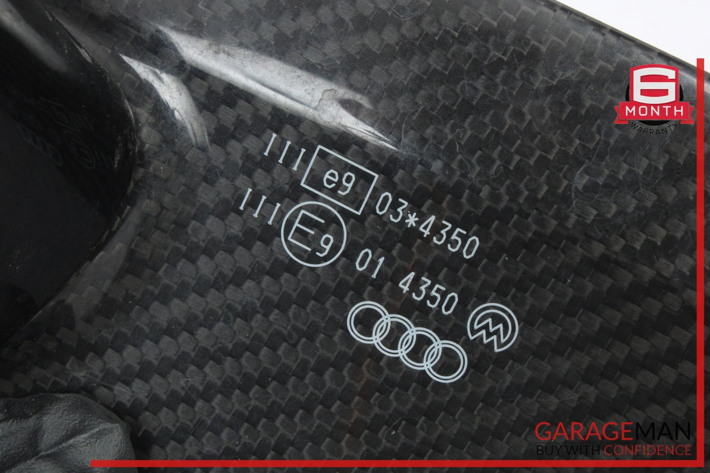 2008-2015 Audi TT 8J Front Right Door Rear View Mirror w/o Mirror Glass OEM
