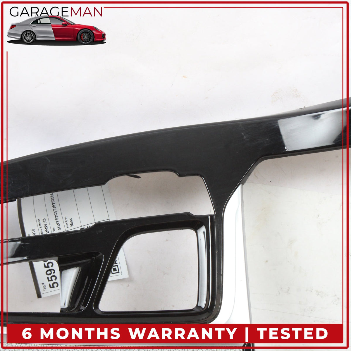 2018-2021 BMW X3 G01 AWD Center Console Shifter M Trim Bezel Cover 8071035 OEM