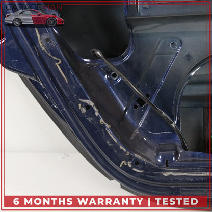 1997-2005 Porsche 911 Carrera Front Left Side Door Shell Blue Metallic OEM