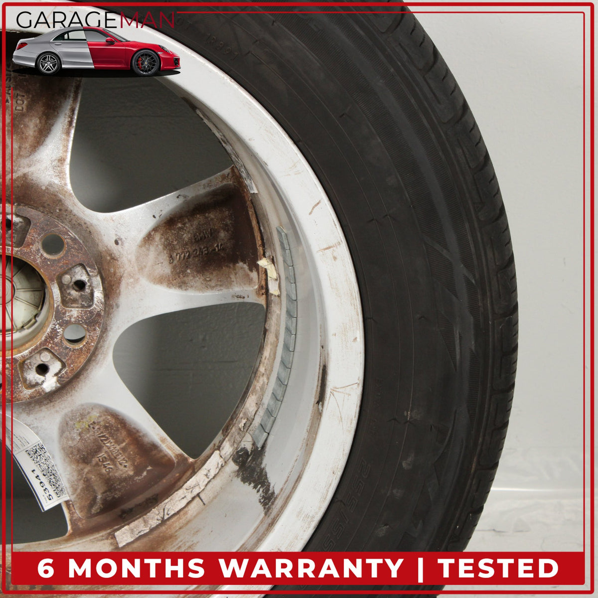 2007-2013 BMW X5 E70 Front or Rear Wheel Rim w/ Tire 8.5JX18EH2 IS46 6772243 OEM