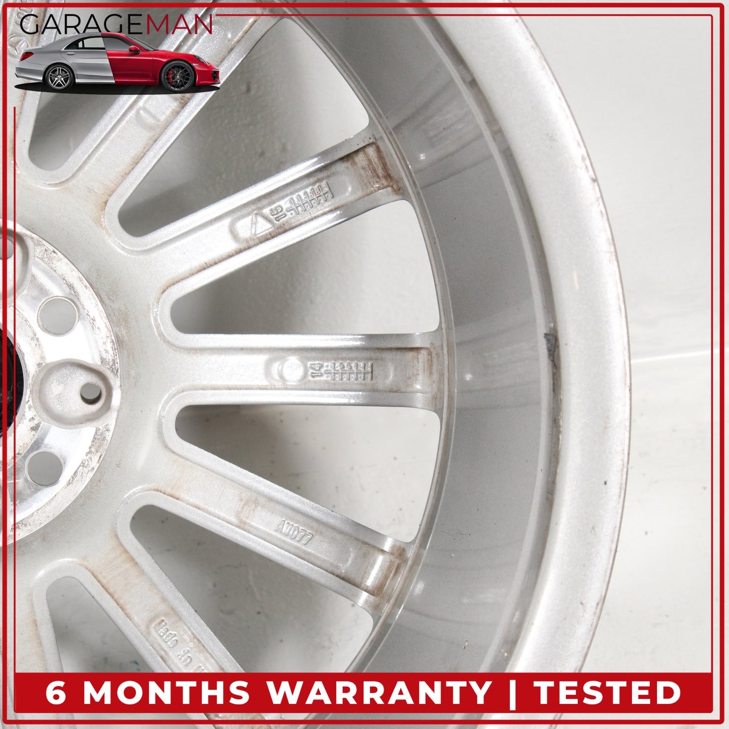 2015-2023 Mercedes W205 C300 Rear Side Wheel Rim 8.5JX19 H2 ET52 2054011400 OEM