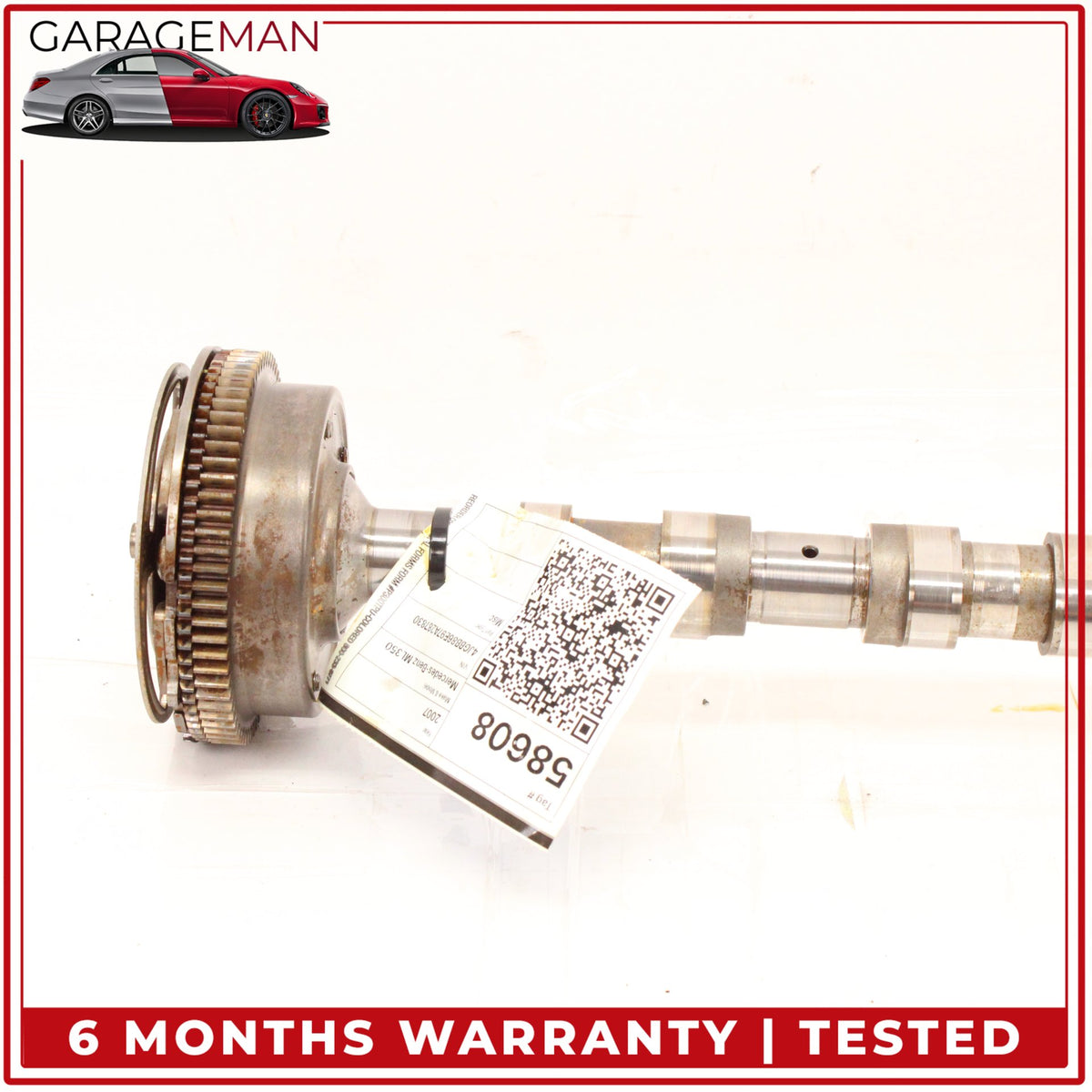 2005-2012 Mercedes W164 ML350 E350 S350 Right Exhaust Camshaft w/ Adjuster OEM