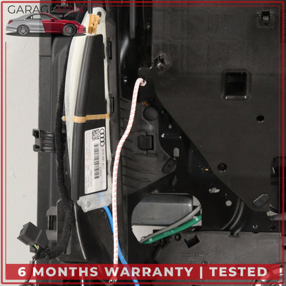 2011-2018 Audi A8 Front Left Side Lower Seat Track Frame Rail w/ Motors OEM