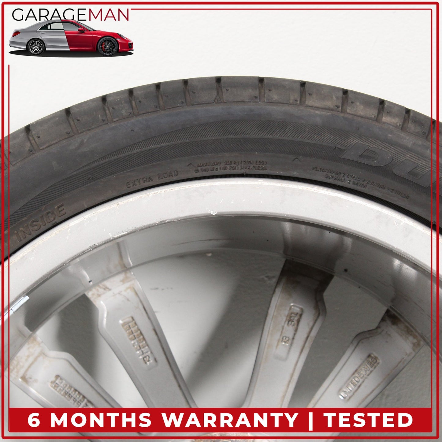 2014-2019 BMW X5 X6 Front Wheel Rim w/ Bridgestone Tire 10JX20H2ET40 7846790 OEM