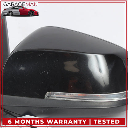 2014-2020 BMW 428i F36 Front Left Driver Side Door Rear View Mirror Black OEM