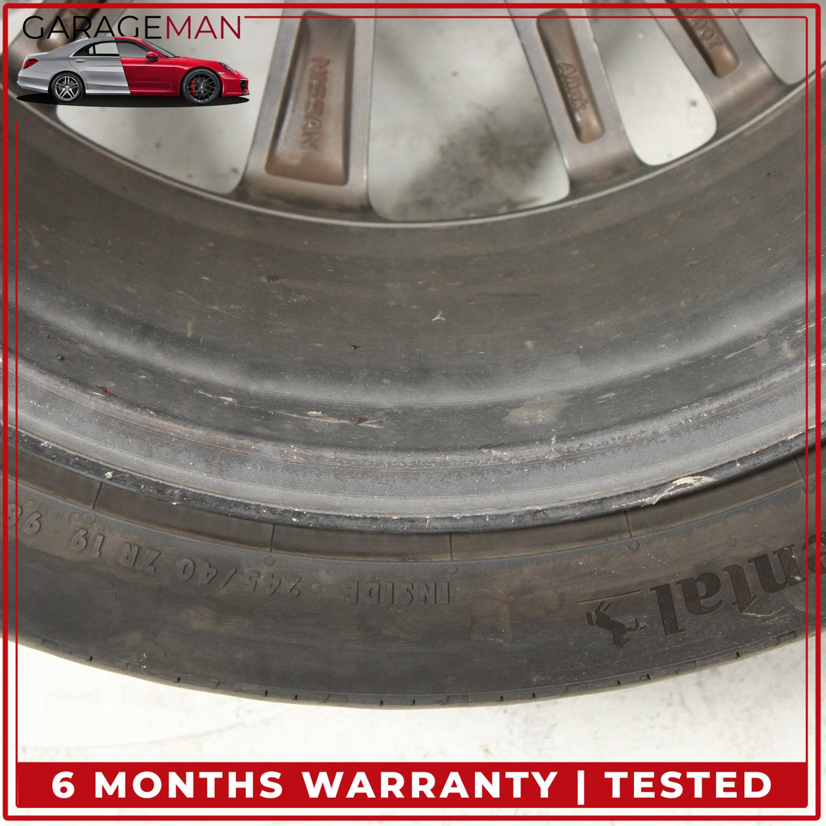 2014-2024 Infiniti Q50 V37 Front or Rear Wheel Rim w/ Tire 9Jx19 D0C004HK9C OEM