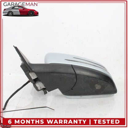 2012-2014 Mercedes W204 C250 Left Side Door Rear View Mirror Silver Metallic OEM