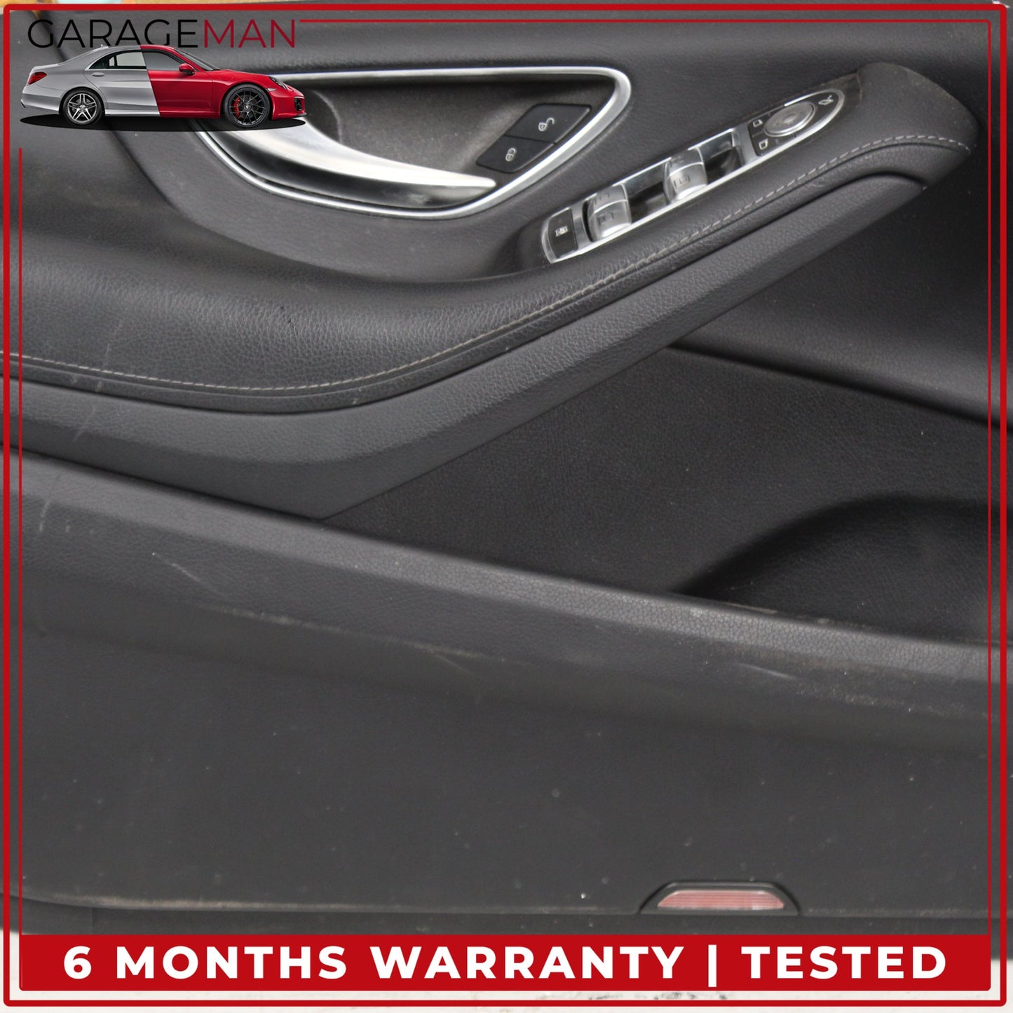 2014-2017 Mercedes W222 S550e Front Left Side Interior Door Trim Panel Black OEM