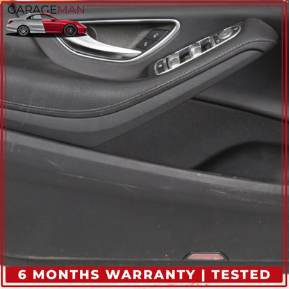 2014-2017 Mercedes W222 S550e Front Left Side Interior Door Trim Panel Black OEM