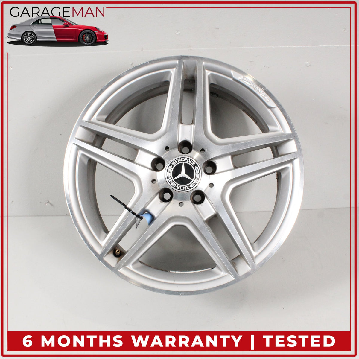 2010-2017 Mercedes C207 E550 Coupe Rear Wheel Rim 8.5JX18H2 ET48 2124013602 OEM