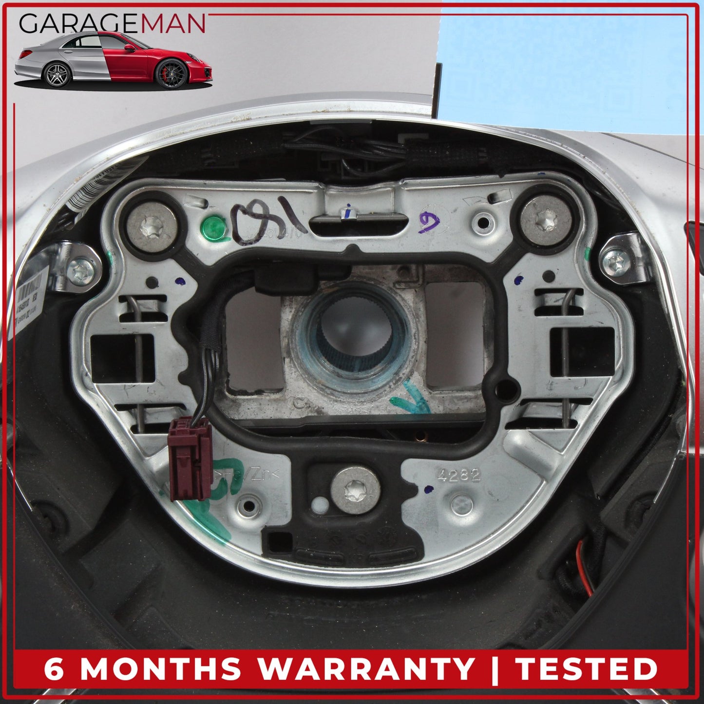 2012-2016 Mercedes W166 ML350 GL450 Driver Steering Wheel w/ Paddle Shifters OEM