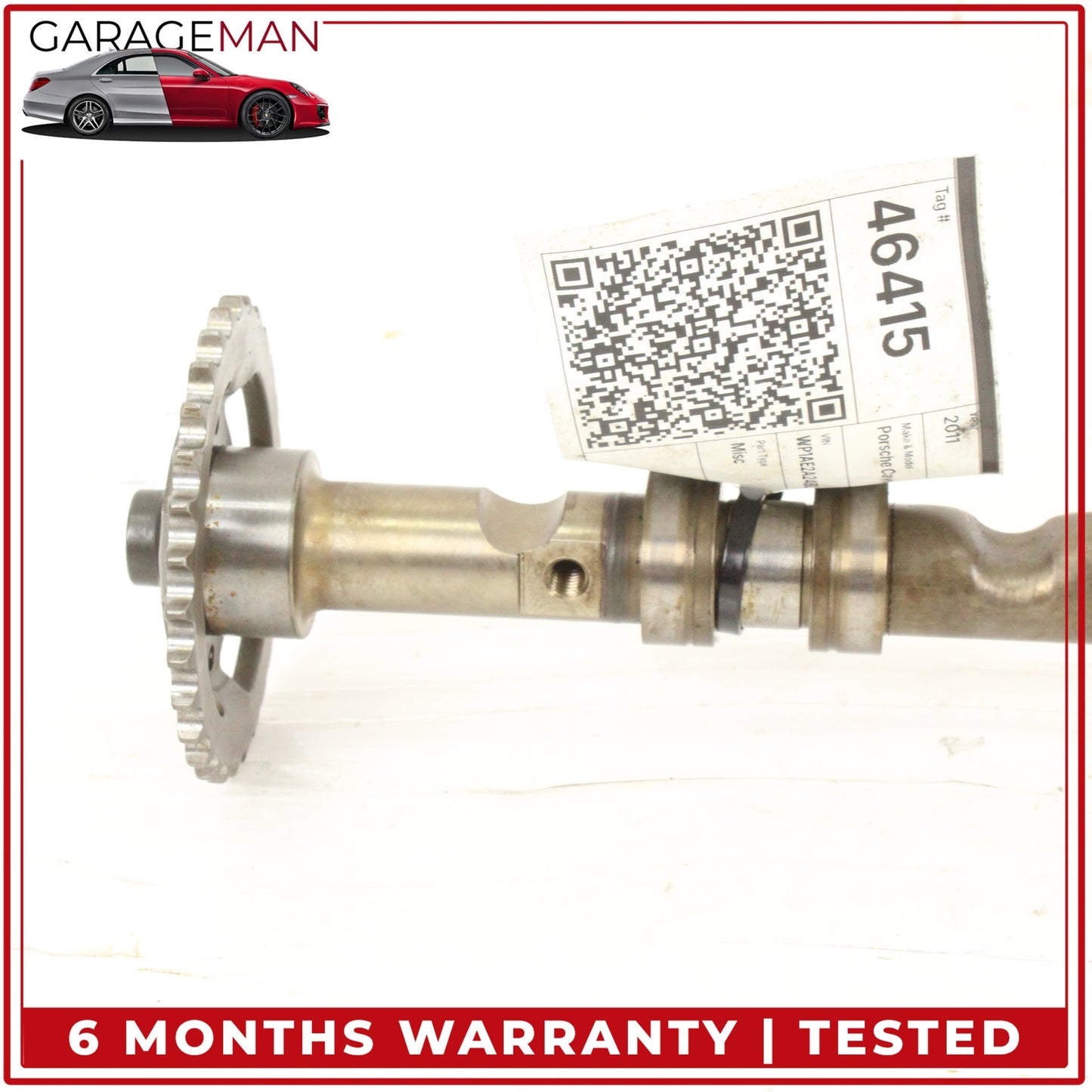 2011-2018 Porsche Cayenne 958 AWD 3.0L Right Exhaust Camshaft 06E109102BF OEM