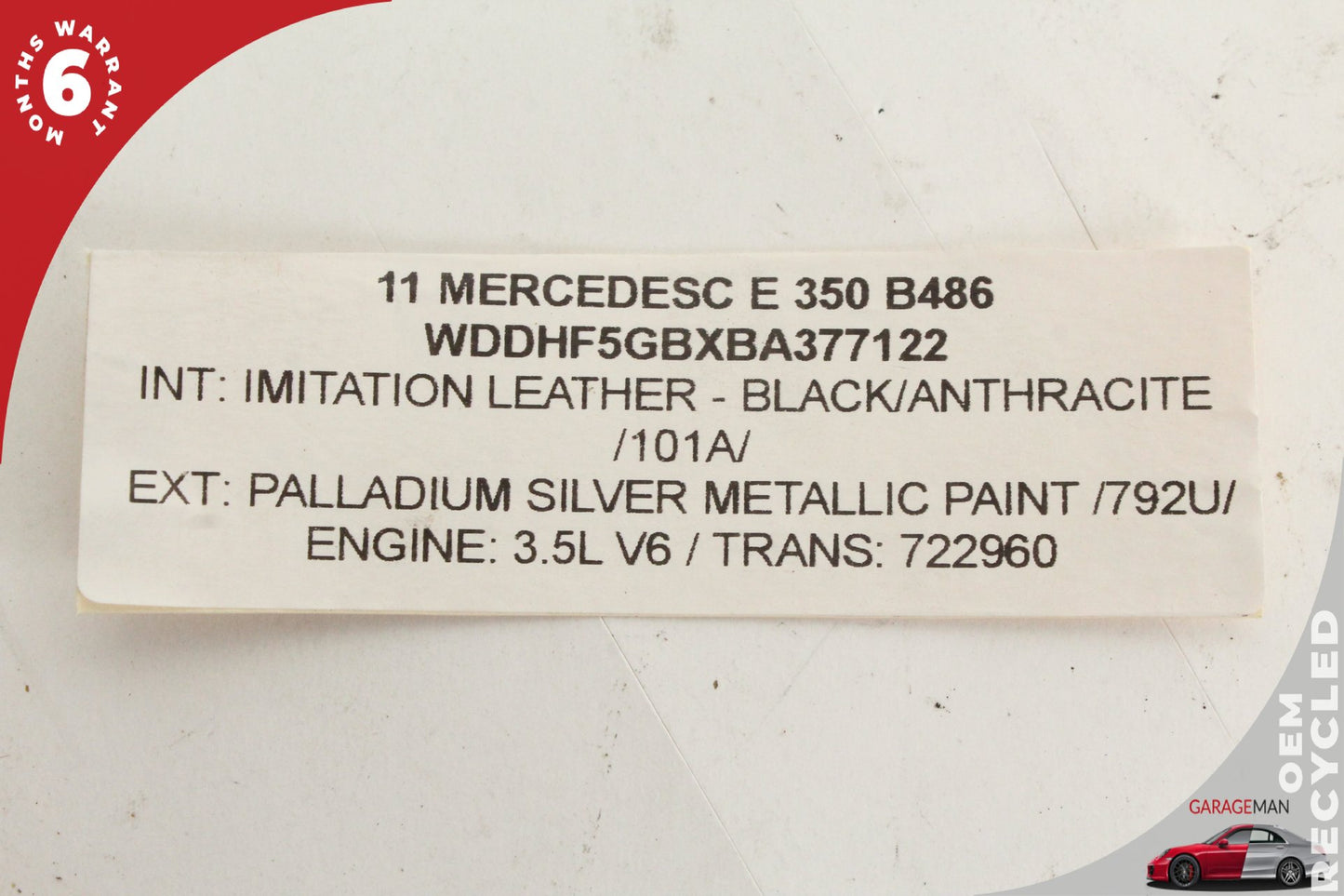 2010-2013 Mercedes W212 E350 Front/ Rear Left &amp; Right Door Trim Panel Set OEM