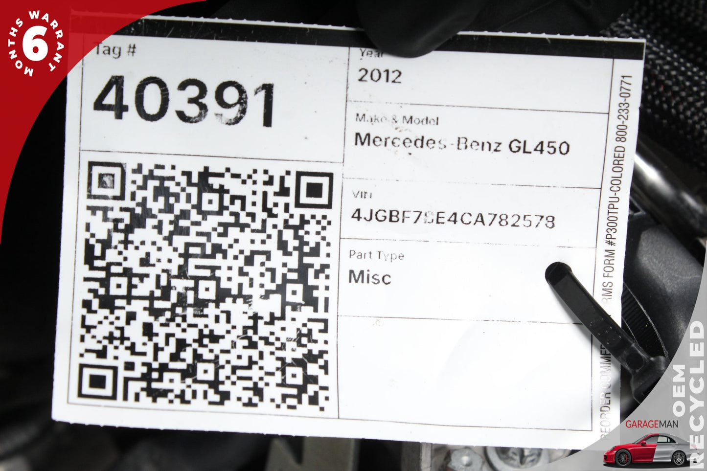 2007-2012 Mercedes-Benz GL450 X164 AWD 4.7 Engine Motor 273923