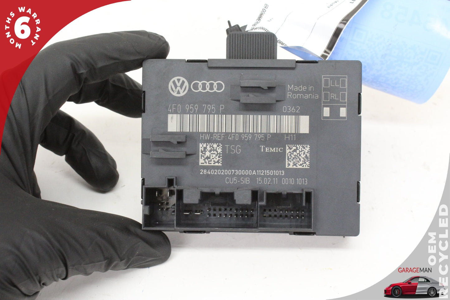 2007-2015 Audi Q7 Rear Left or Right Side Door Control Module 4F0959795P OEM