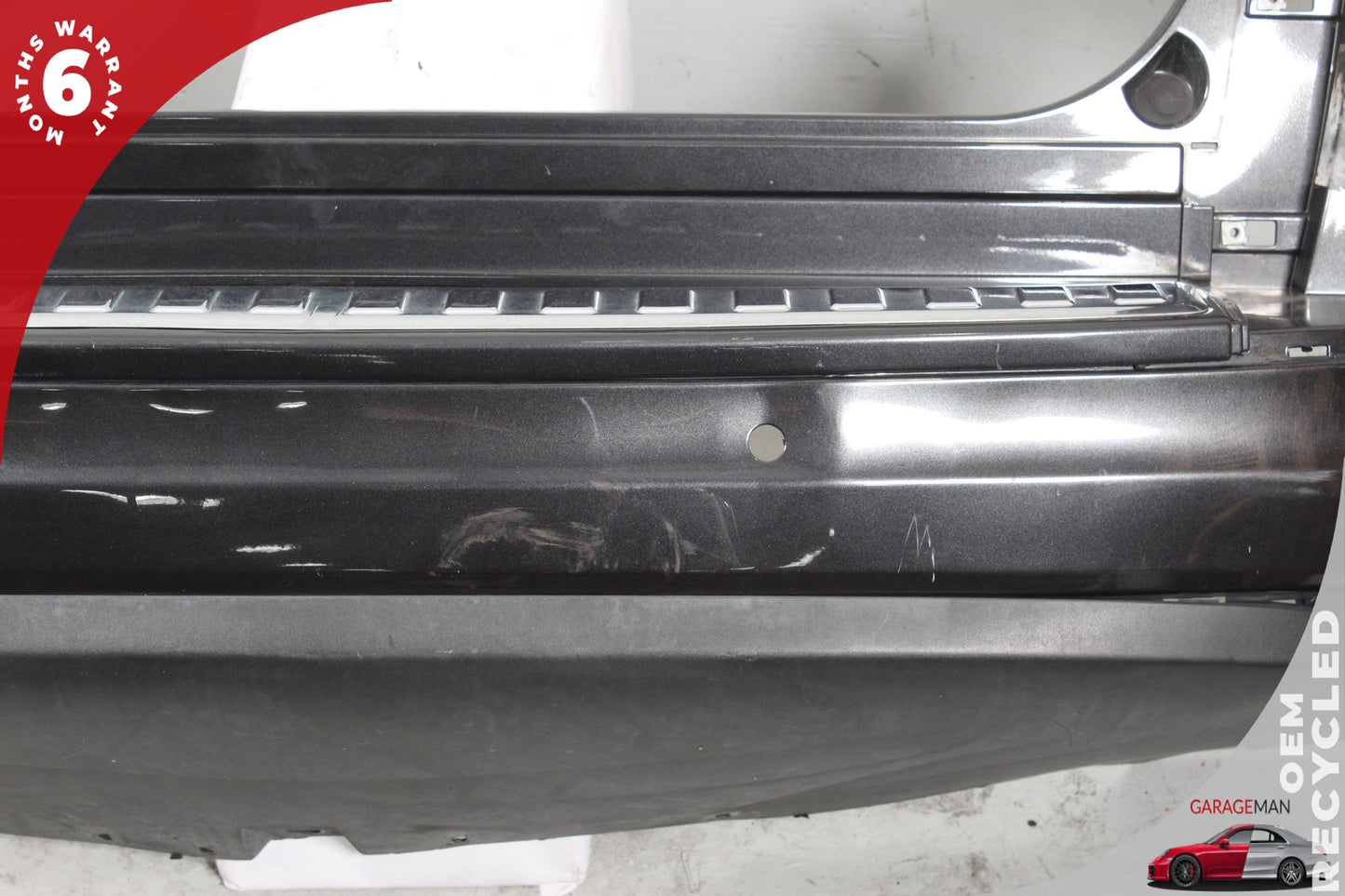 2014-2017 Fiat 500L Hatchback Rear Bumper Cover 735550741 Grey