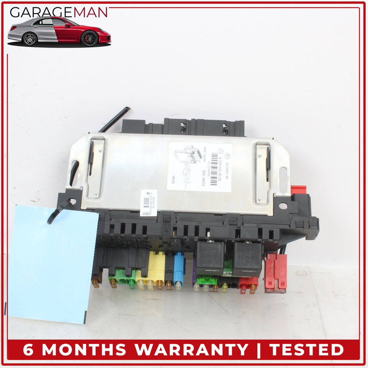 2003-2012 Mercedes R230 SL500 Rear SAM Relay Junction Fuse Box 2305453032 OEM