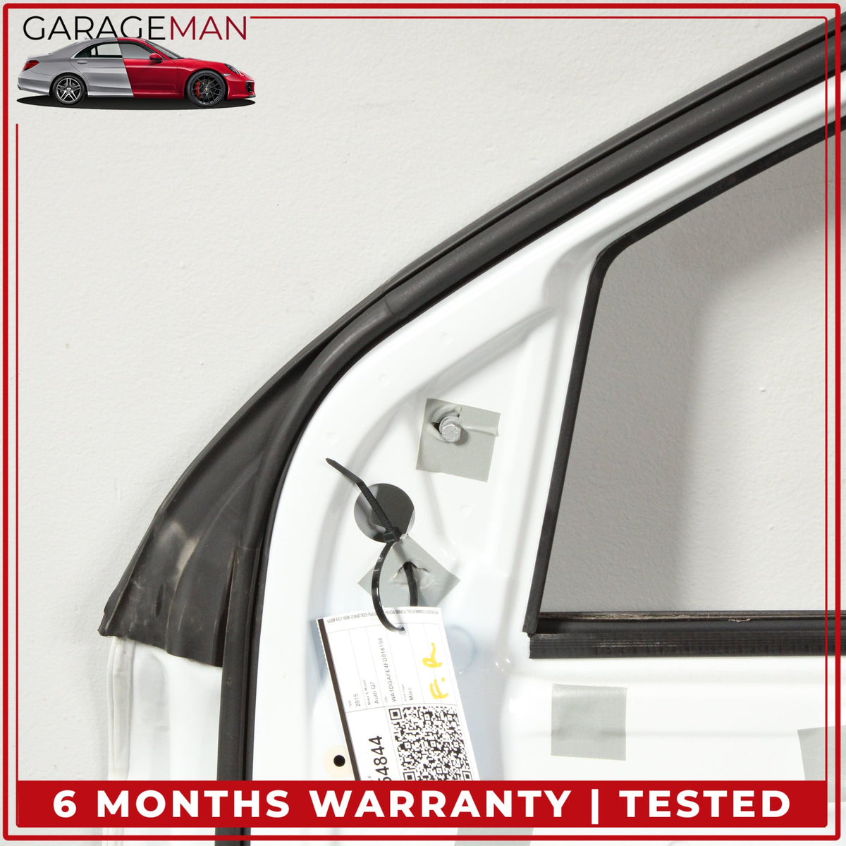 2007-2015 Audi Q7 Front Right Side Door Shell Glacier White Metallic OEM