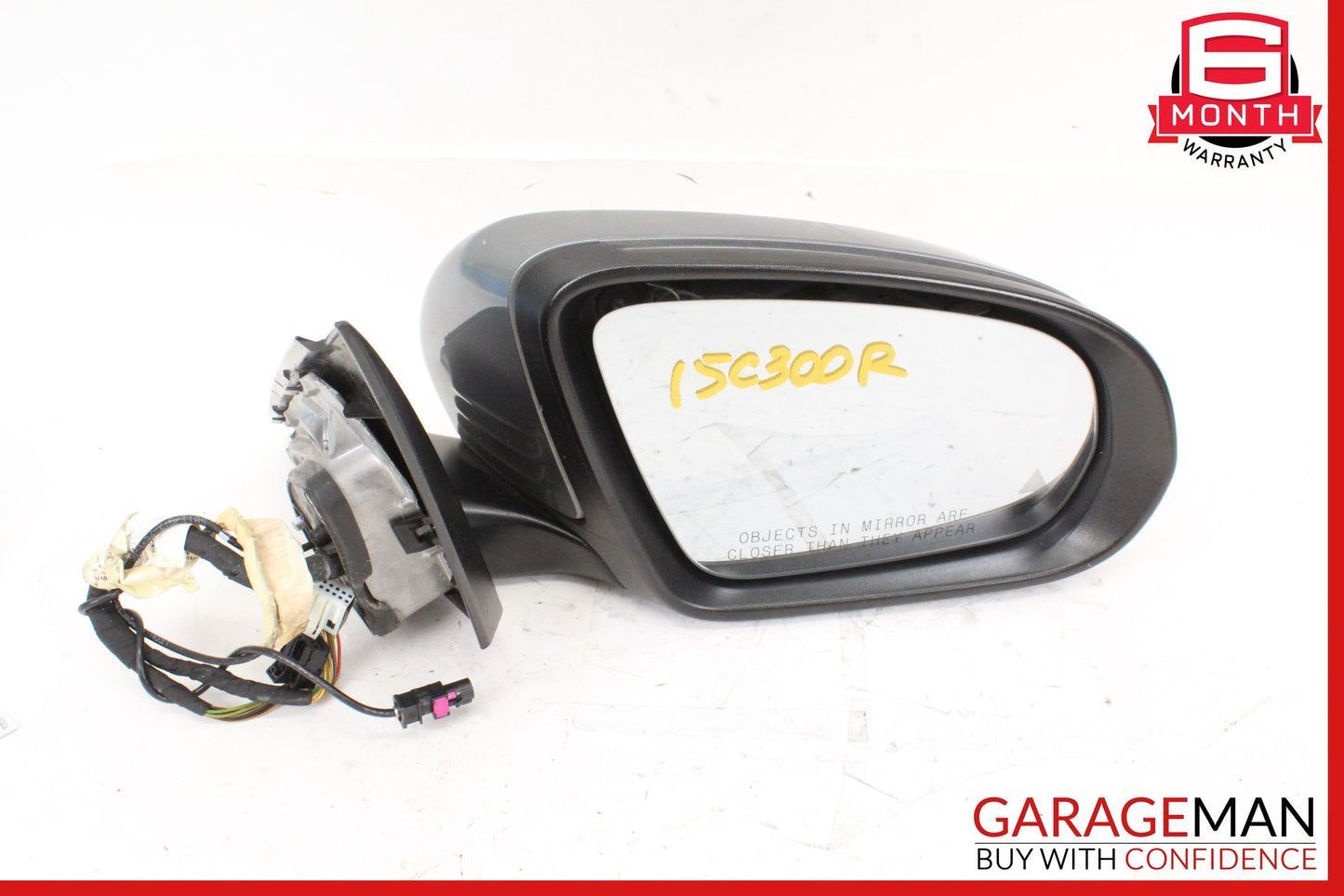 2015-2020 Mercedes W205 C300 Front Right Door Rear View Mirror w/ Blind Spot