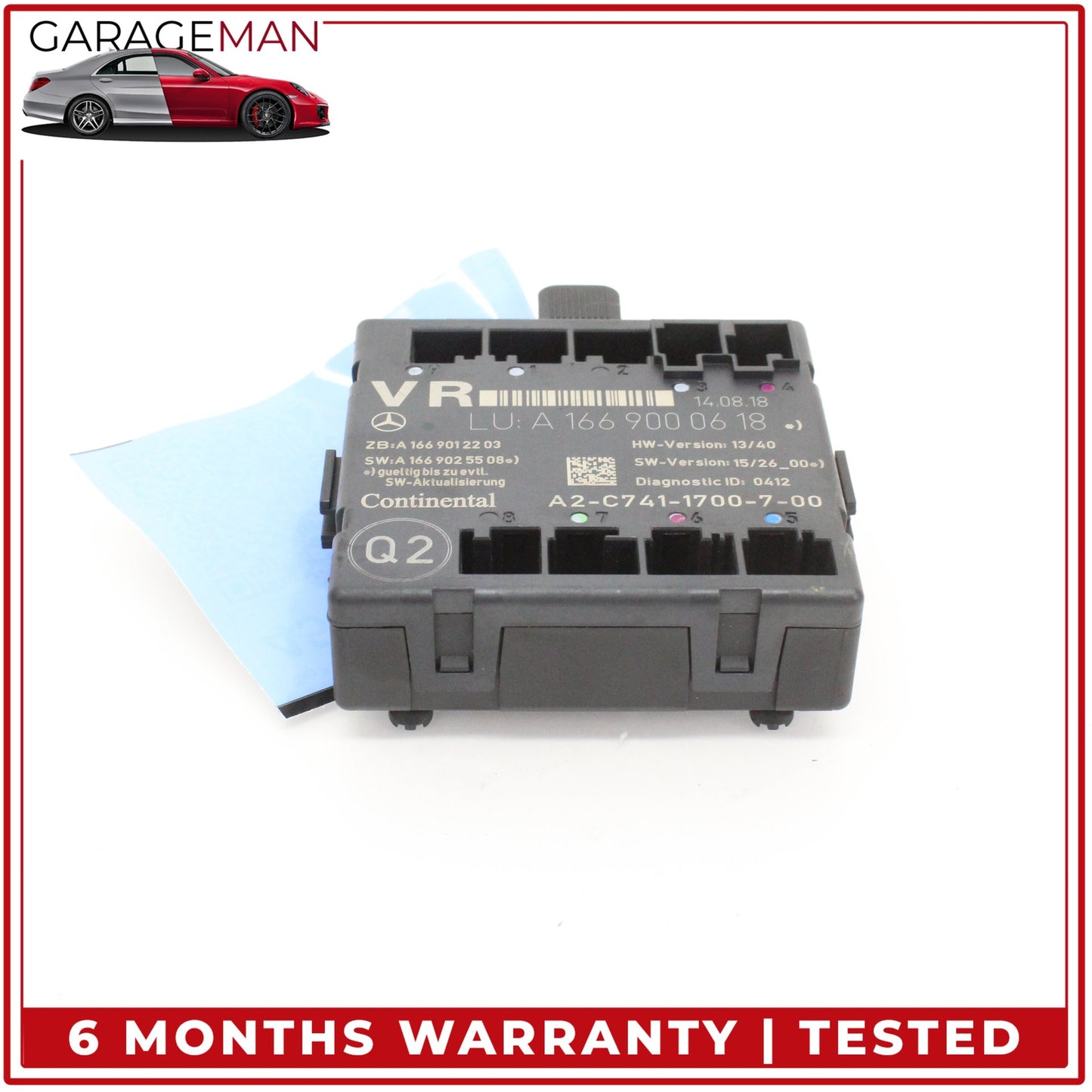2012-2020 Mercedes-Benz CLA250 W117 Sedan Right Front Door Control Module 1669000618 OEM