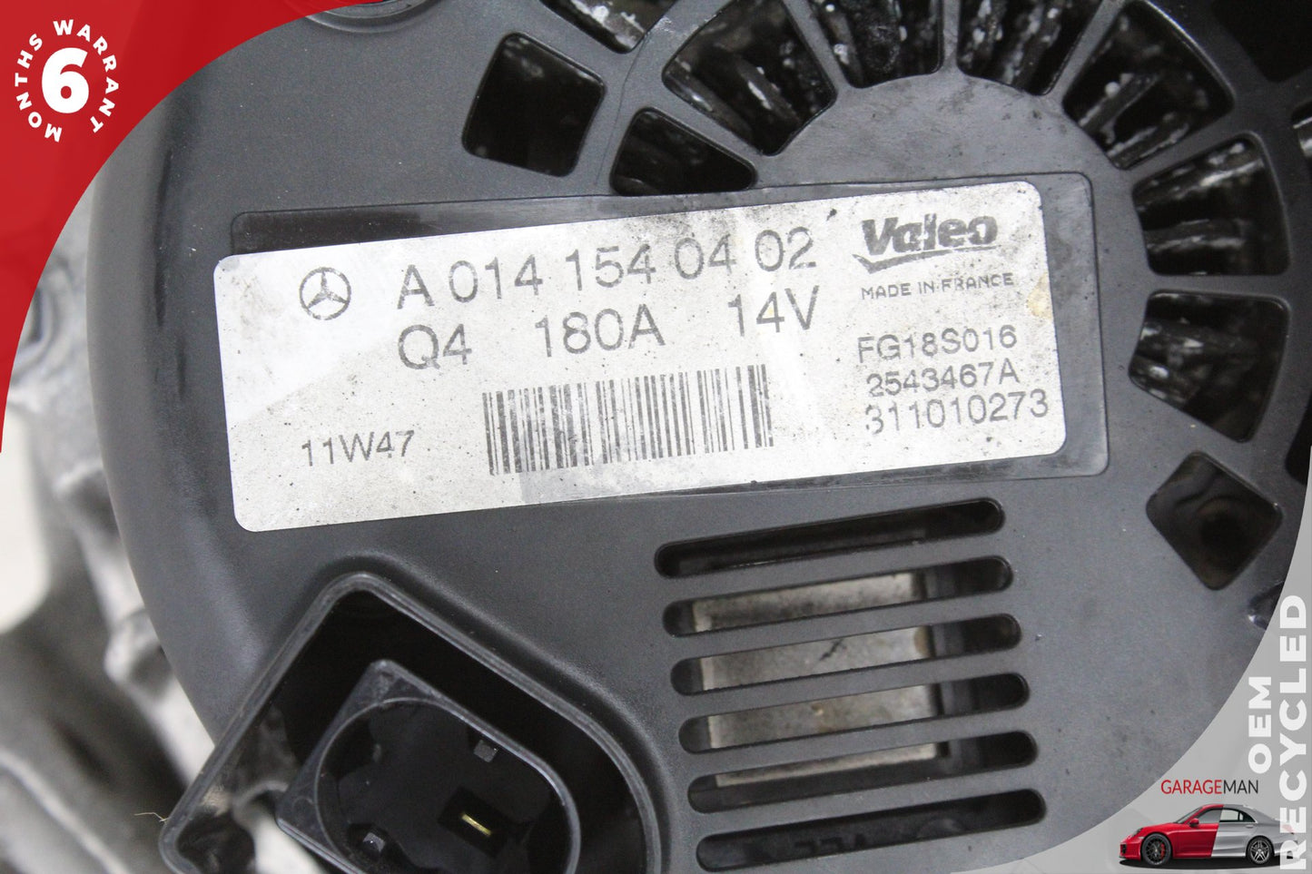 2005-2015 Mercedes X164 GL450 R350 Engine Alternator Generator 0141540402 OEM
