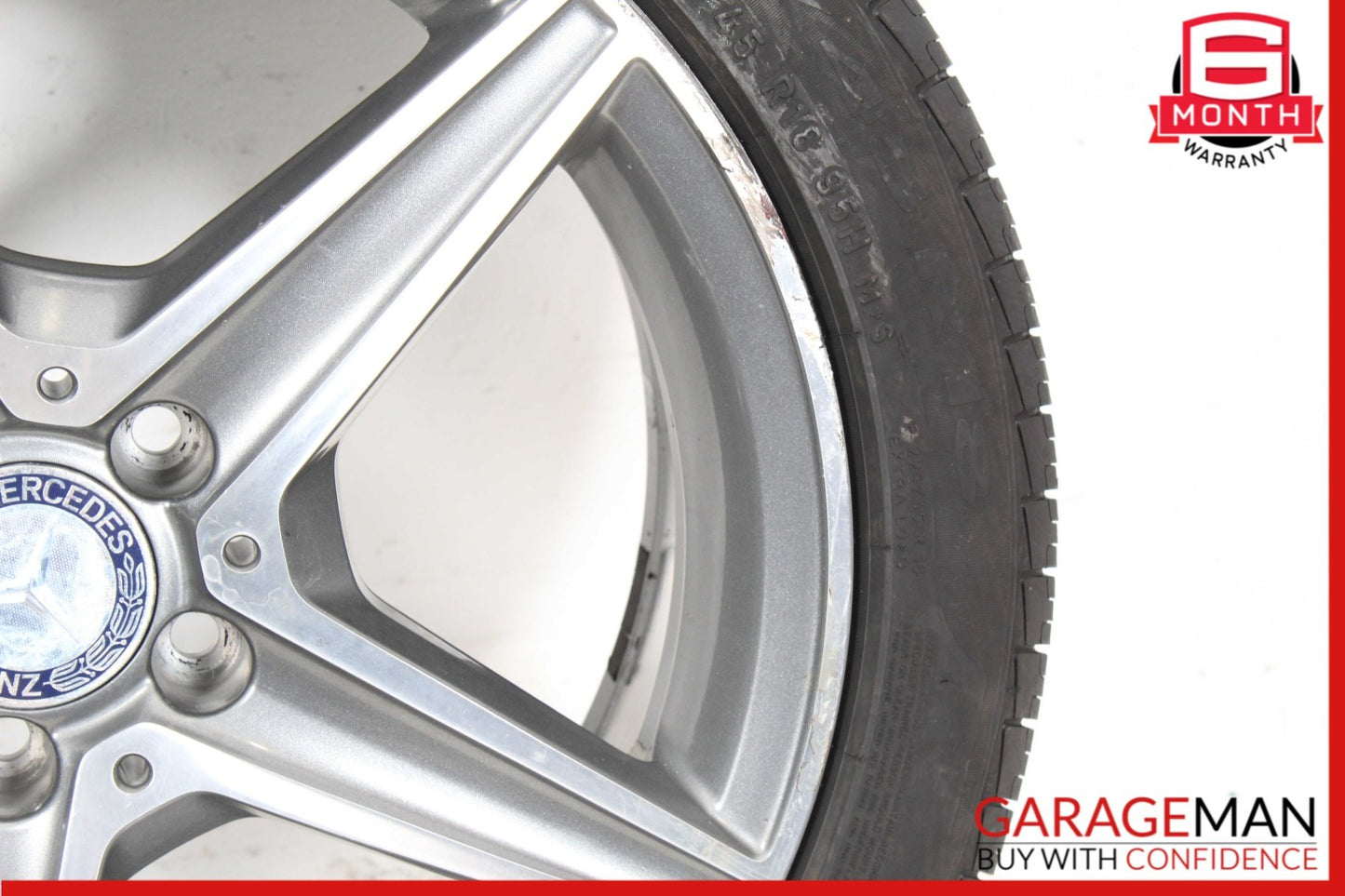 2015-2018 Mercedes W205 C300 Front Wheel Tire Rim 7.5Jx18H2 ET44 2054011100 OEM