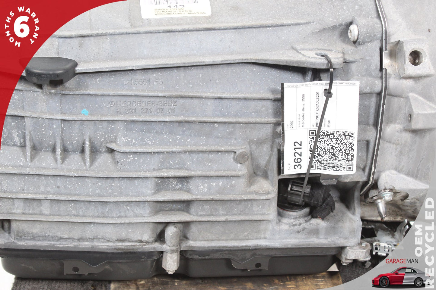 2007-2011 Mercedes W221 S550 RWD 722.904 7G Automatic Transmission OEM 211K