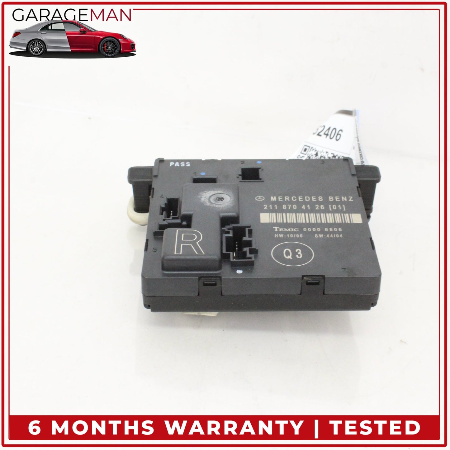 2003-2009 Mercedes W211 E350 E500 Rear Right Door Control Module 2118704126 OEM