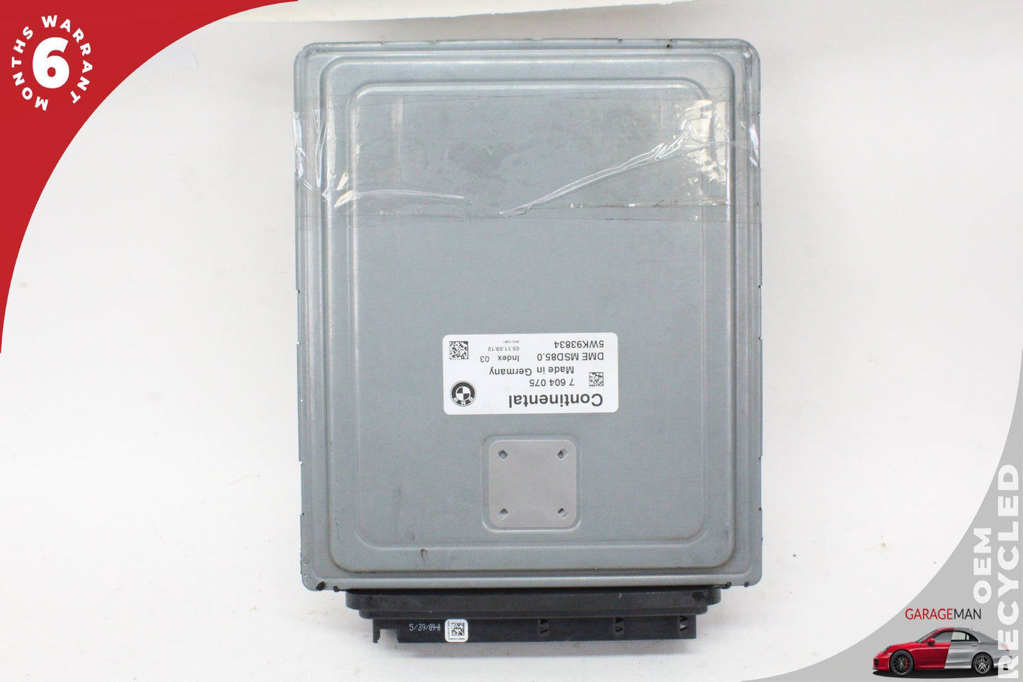 2009-2012 BMW 750i xDrive 4.4L Engine Computer Control Module Unit 7604075 OEM