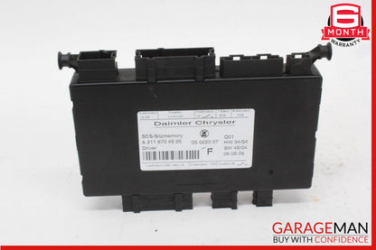 2003-2012 Mercedes W211 E320 CDI Front Left Seat Control Module 2118704926 OEM