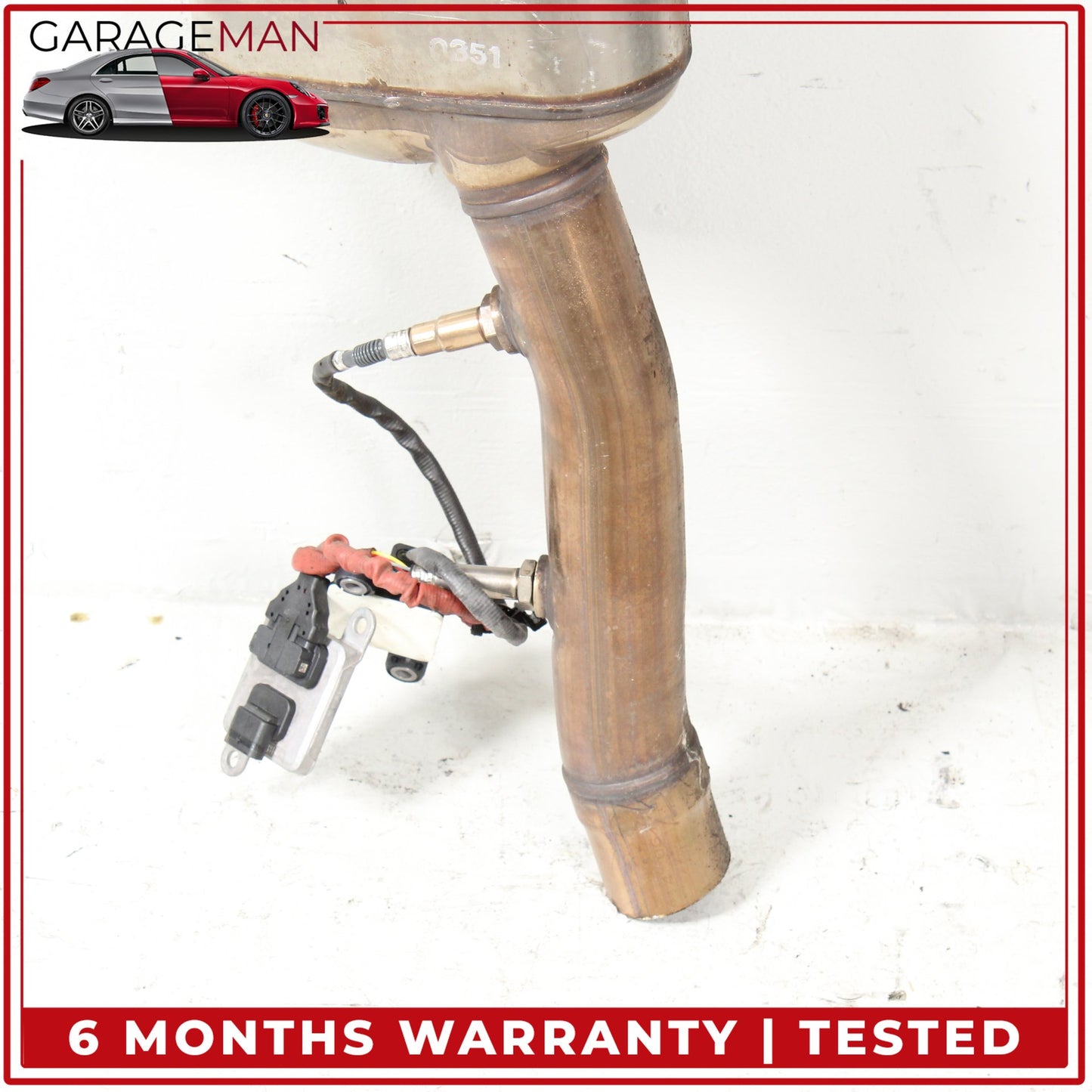 2014-2018 BMW 328d Diesel Center Exhaust Muffler Resonator Pipe 8583372