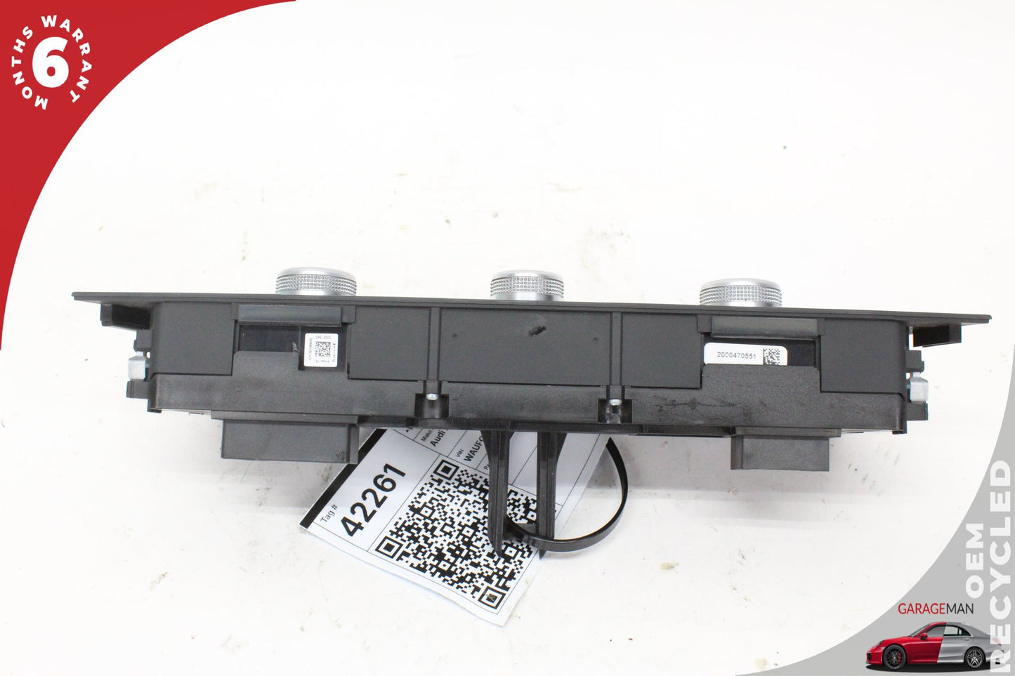 2012-2018 Audi A6 C7 AC Temperature Climate Control Panel 4G0820043L OEM