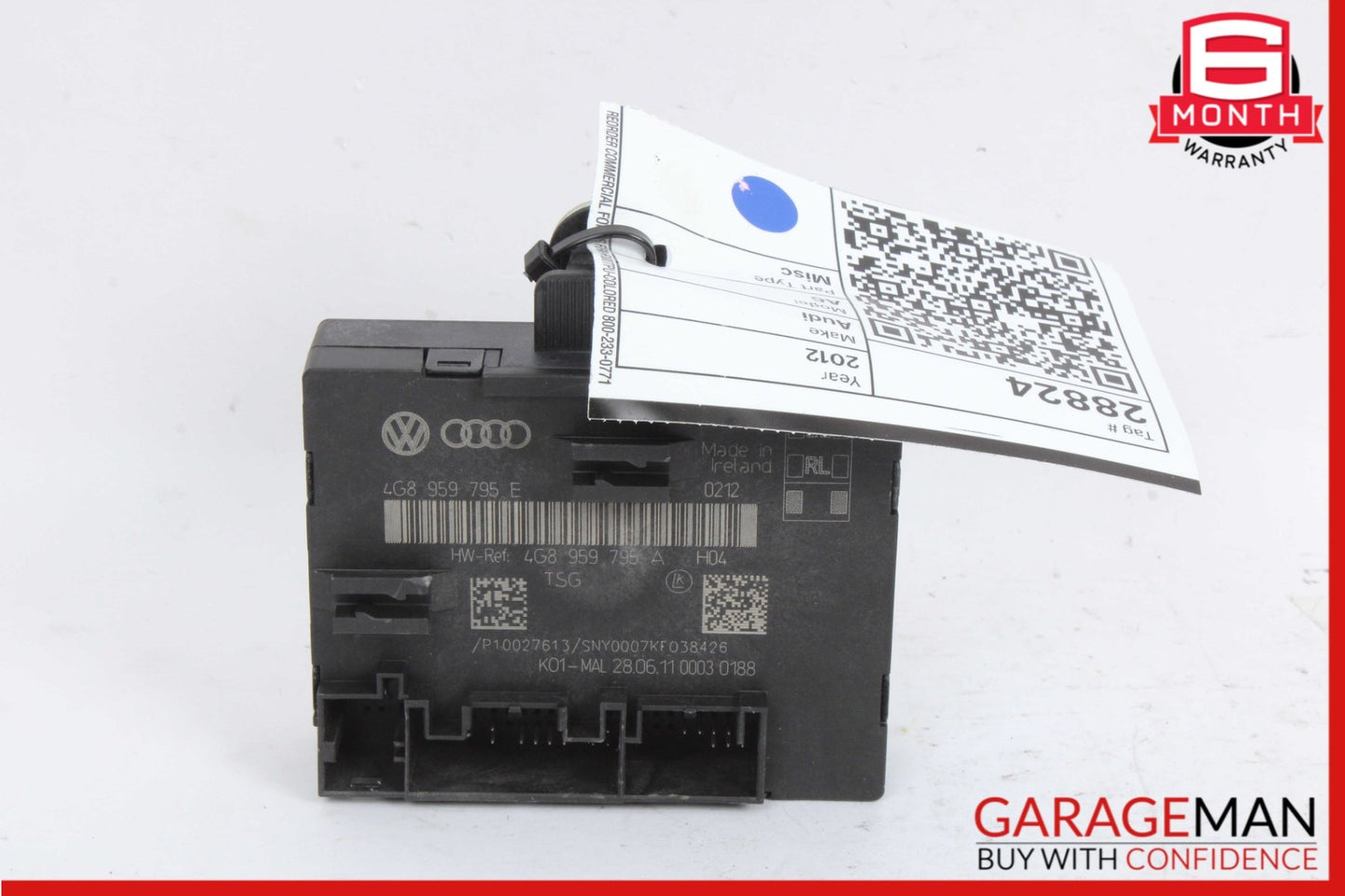 2012-2018 Audi A6 C7 Sedan Rear Right or Left Door Control Module 4G8959795 OEM
