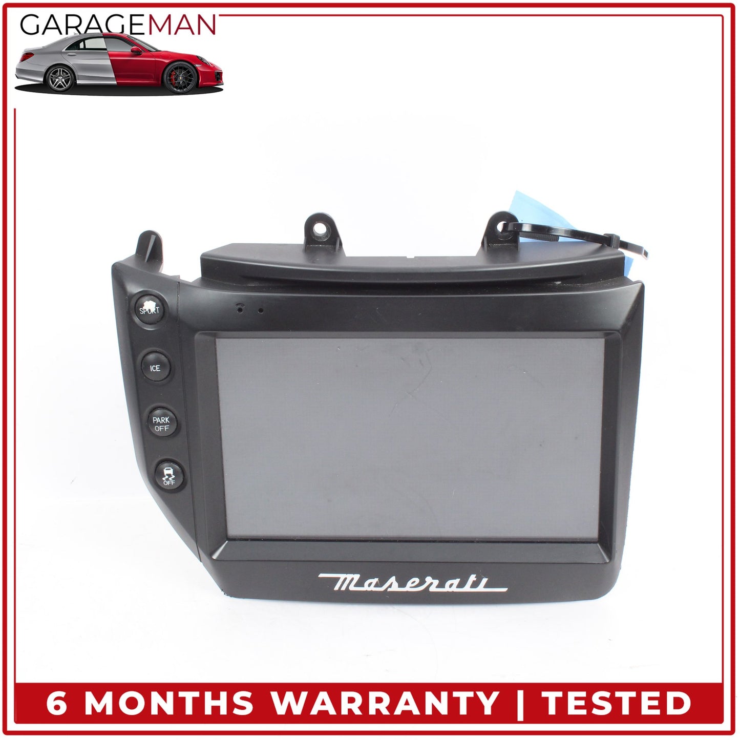 2008-2017 Maserati GranTurismo Dash Display Monitor w/ Traction Control Switch