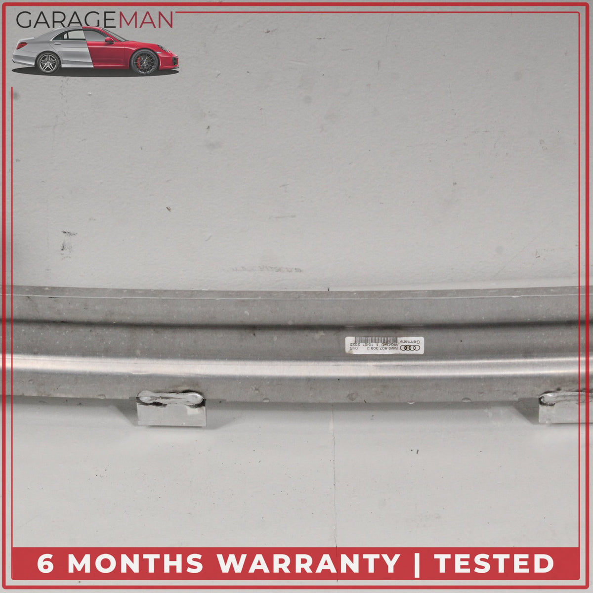2017-2025 Audi A4 B9 Rear Bumper Reinforcement Impact Crash Bar 8W0807309J OEM