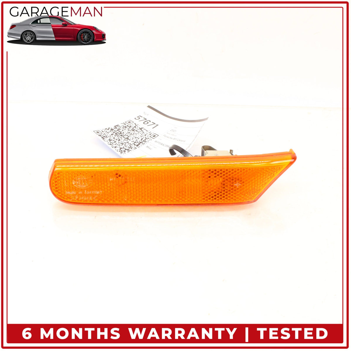 1997-2005 Porsche 911 Carrera 996 Front Left Side Marker Light 99663104301 OEM