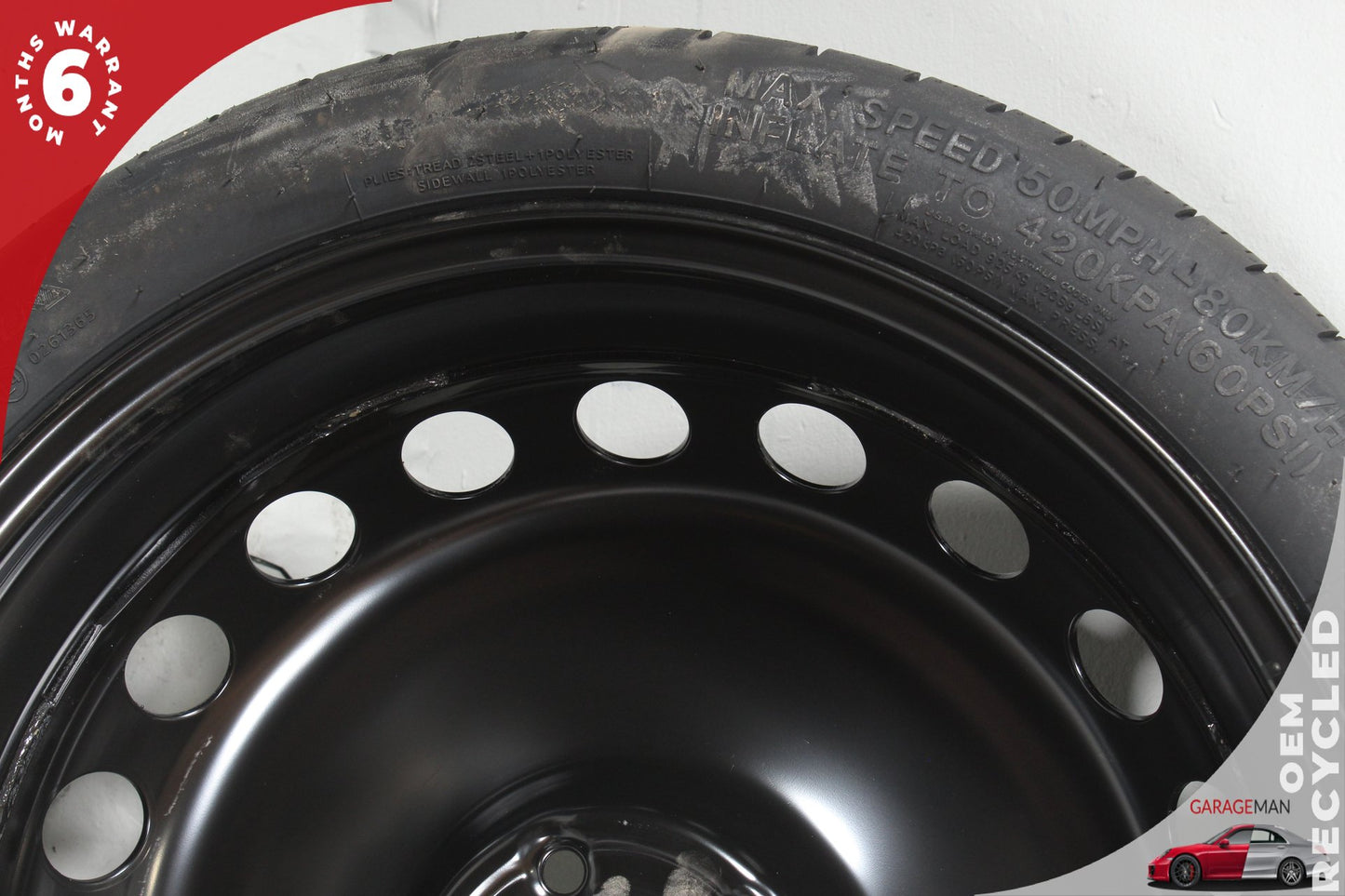 2012-2018 Audi A6 S6 RS7 Emergency Spare Tire Wheel Donut Rim 4G0601027 OEM