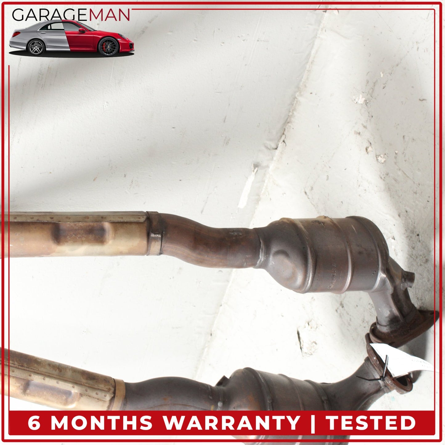2004-2019 Maserati GranTurismo M145 Left and Right Side Exhaust Downpipe Set OEM