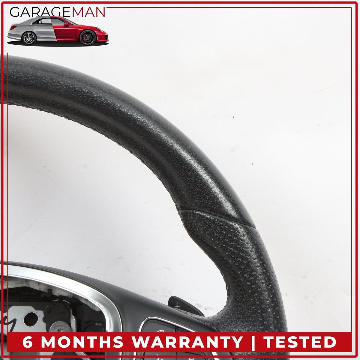 2014-2020 Mercedes X156 GLA250 Steering Wheel w/ Paddle Shifters 0004607411 OEM