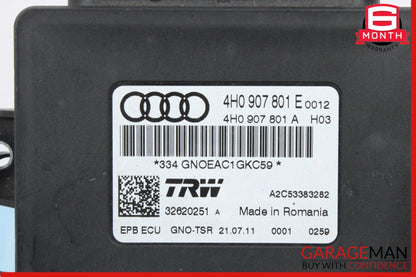2012-2018 Audi A6 C7 Sedan Electronic Parking Brake Control Module 4H0907801 OEM